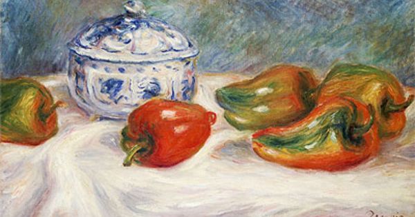 Bodegón con azucarero azul y pimientos – Pierre-Auguste Renoir Pierre-Auguste Renoir 2024-09-19 2