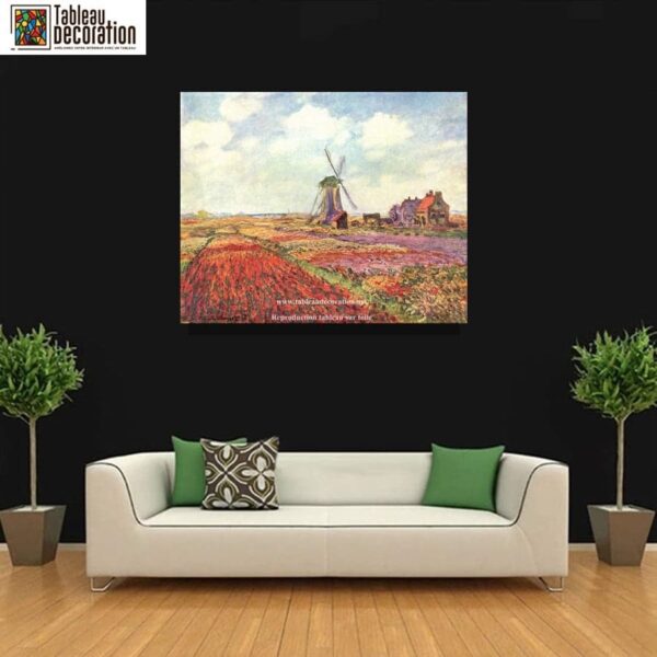 Campos de tulipanes en Holanda – Cuadro de Monet Claude Monet 2024-11-21 3