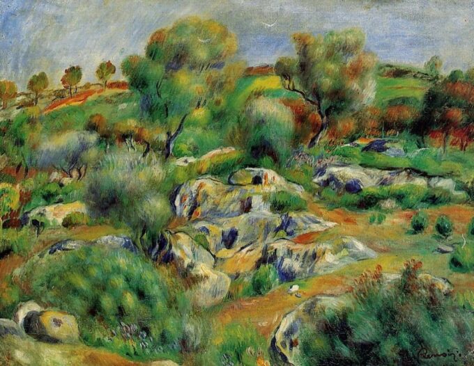 Paisaje bretón con árboles y rocas – Pierre-Auguste Renoir Pierre-Auguste Renoir 2024-09-20