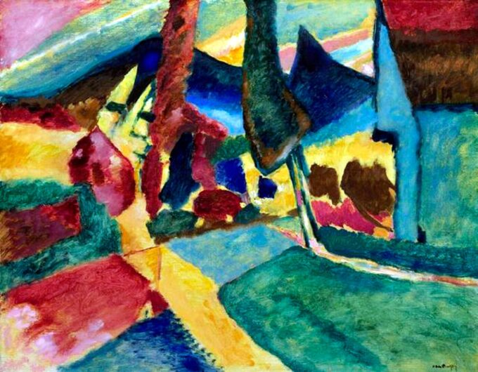 Paisaje con dos álamos – Vassily Kandinsky Vasili Kandinski 2024-09-20