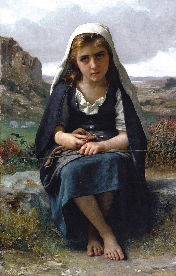 La pastora, 1881 – William Bouguereau William Bouguereau 2024-11-21