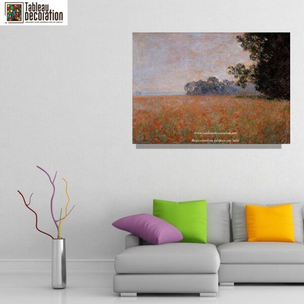 Campo de avena con amapolas – Cuadro de Monet Claude Monet 2024-11-21 2