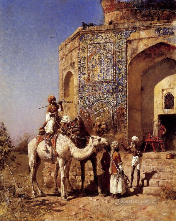 La antigua mezquita de tejas azules en las afueras de Delhi, India – Edwin Lord Weeks Edwin Lord Weeks 2024-12-22