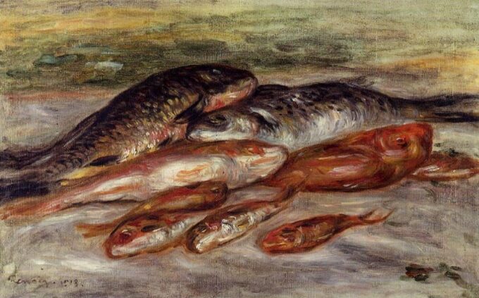 Naturaleza muerta con peces 1913 – Pierre-Auguste Renoir Pierre-Auguste Renoir 2024-09-20