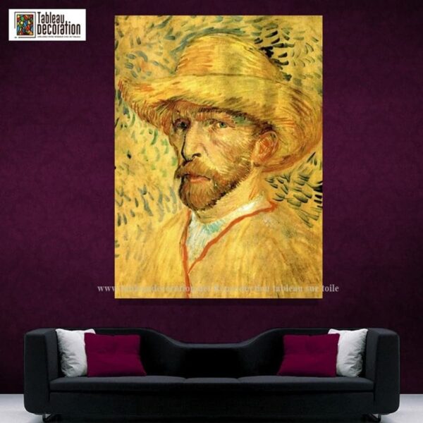 Autorretrato con sombrero de paja – Van Gogh Autorretrato Vincent Van Gogh 2024-11-21 5