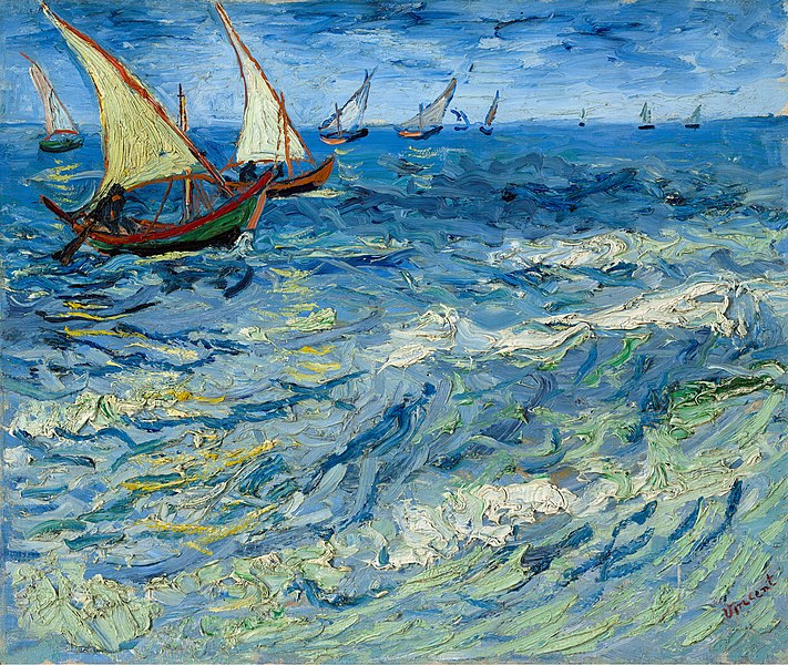 Paisaje marino en Saintes-Maries (vista del Mediterráneo) – Van Gogh Vincent Van Gogh 2024-09-19 2