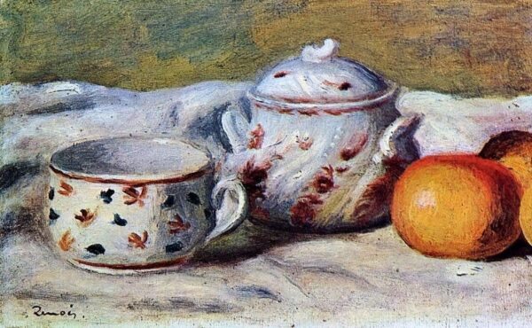 Bodegón con una taza y un azucarero – Pierre-Auguste Renoir Pierre-Auguste Renoir 2024-11-21