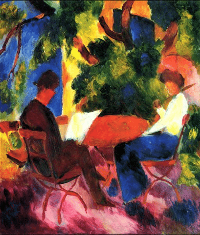 En la mesa del jardín – August Macke August Macke 2024-09-20 2