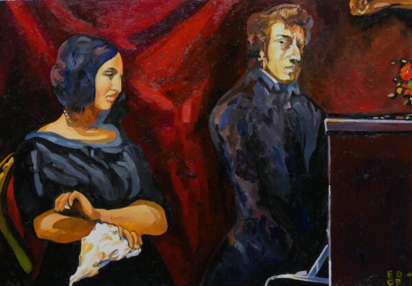 George Sand y Frédéric Chopin – Eugène Delacroix Eugène Delacroix 2024-11-21