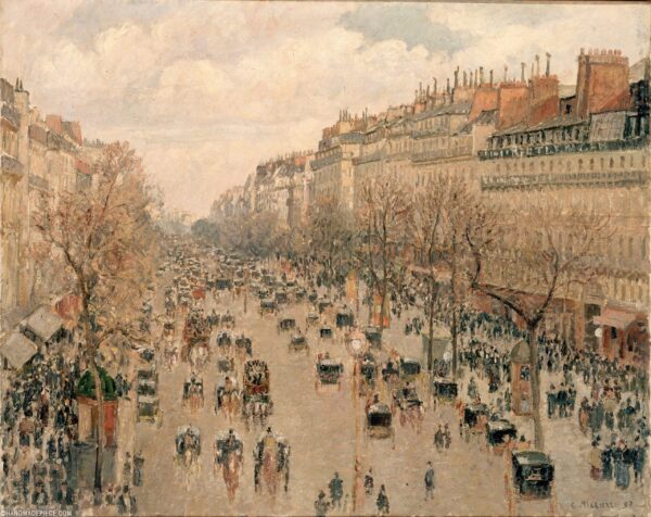 Boulevard Montmartre, tarde soleada – Camille Pissarro Camille Pissarro 2024-11-21