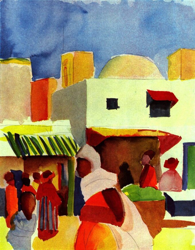 Mercado en Argel – August Macke August Macke 2024-09-20