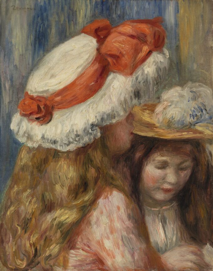 Chicas jóvenes con sombreros – Pierre-Auguste Renoir Pierre-Auguste Renoir 2024-09-19