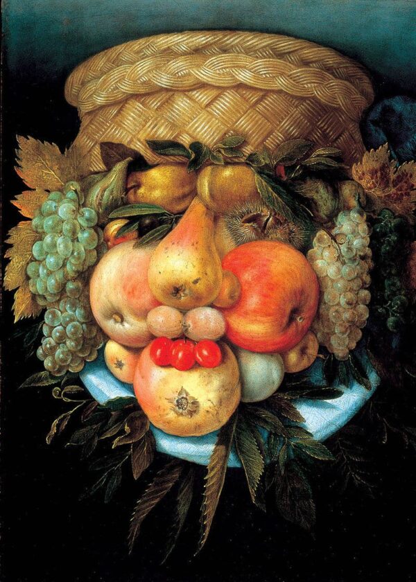 Cabeza reversible con cesta de frutas – Arcimboldo Giuseppe Arcimboldo 2024-11-21