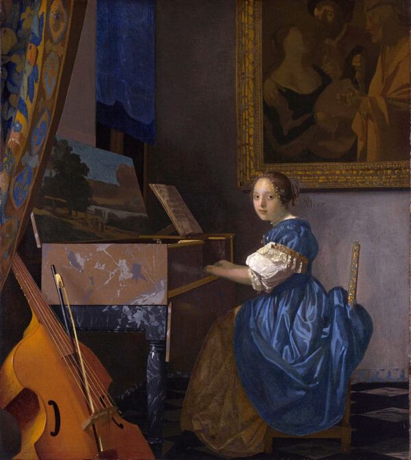 Mujer joven tocando el virginal – Johannes Vermeer Johannes Vermeer 2024-11-21