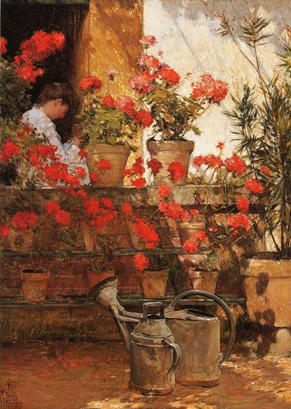 Geranios por Childe Hassam – Childe Hassam Childe Hassam 2024-11-21