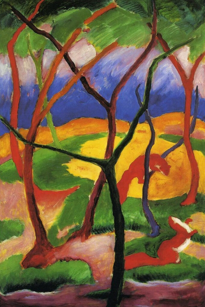 Comadreja jugando – Franz Marc Franz Marc 2024-09-19