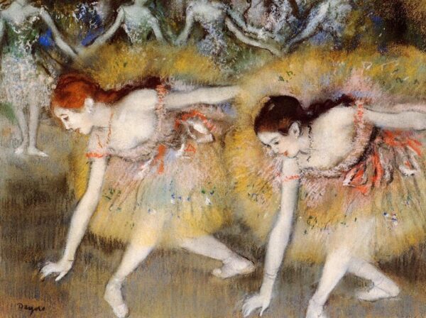 Bailarines inclinados hacia abajo – Edgar Degas Edgar Degas 2024-11-21