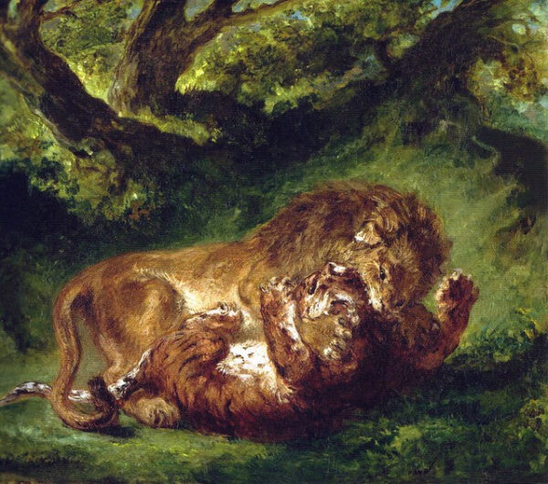 Lucha entre el león y el tigre – Eugène Delacroix Eugène Delacroix 2024-11-21