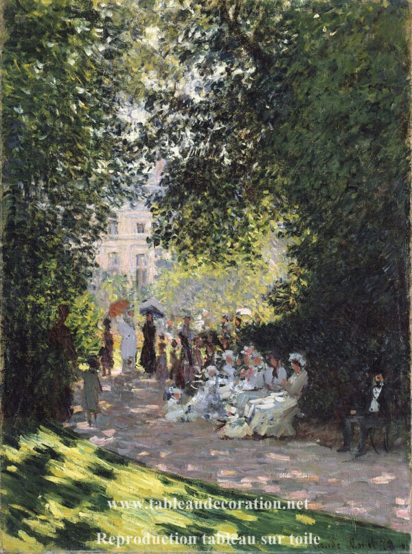 Le Parc Monceau – Cuadro de Monet Claude Monet 2024-11-21