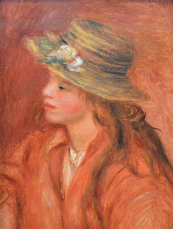 Chica joven con sombrero de paja – Pierre-Auguste Renoir Pierre-Auguste Renoir 2024-11-21