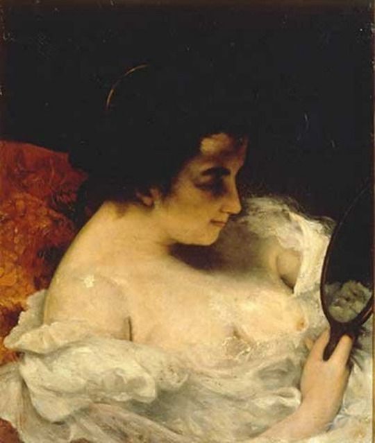 La mujer mirándose en el pequeño espejo – Gustave Courbet Gustave Courbet 2024-11-21