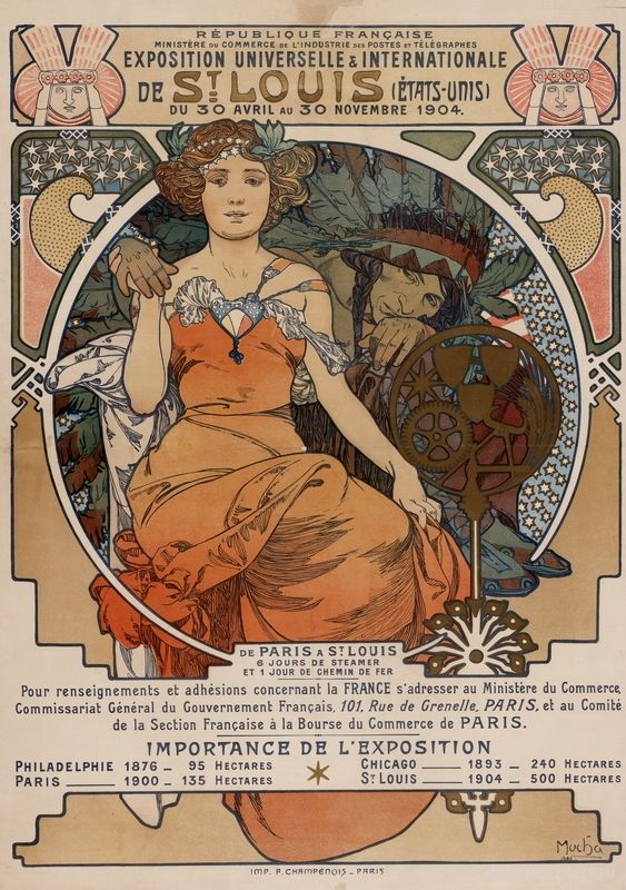 Exposición Universal de St. Louis 1904 – Mucha Alfons Mucha 2024-11-21