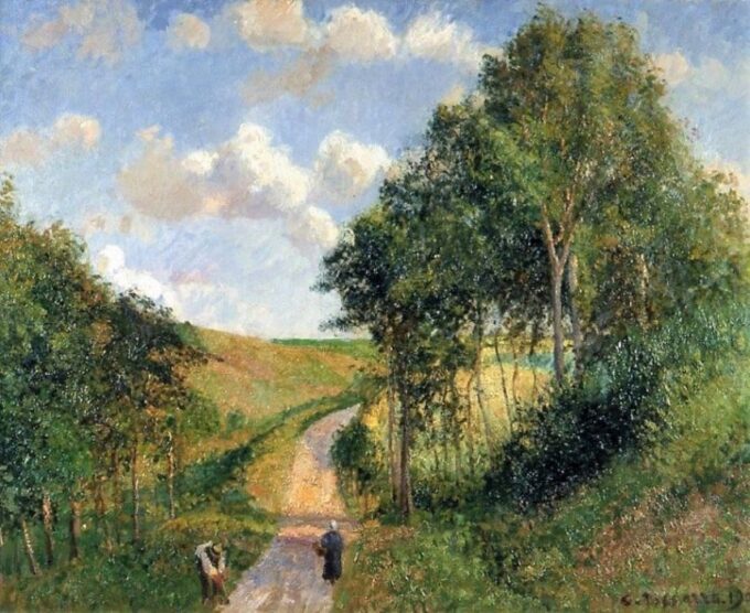 Paisaje en Berneval – Camille Pissarro Camille Pissarro 2024-09-20