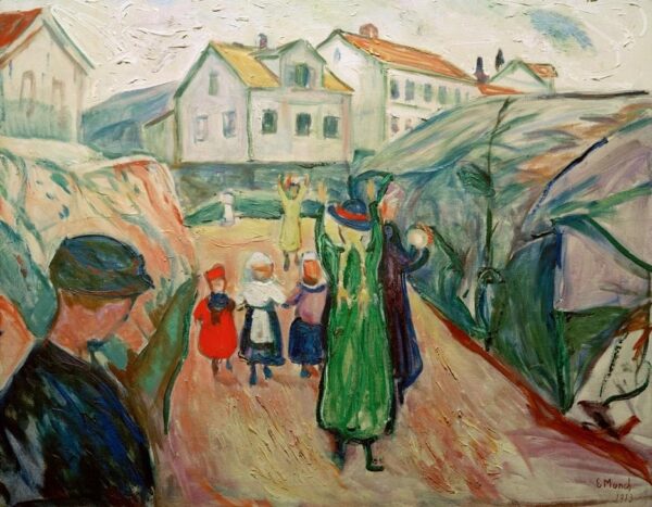 Calle del pueblo de Kragerö – Edvard Munch Edvard Munch 2024-11-21