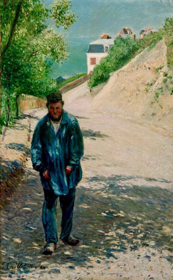 El Padre Magloire en un camino entre Saint-Clair y Étretat – Caillebotte Gustave Caillebotte 2024-11-21