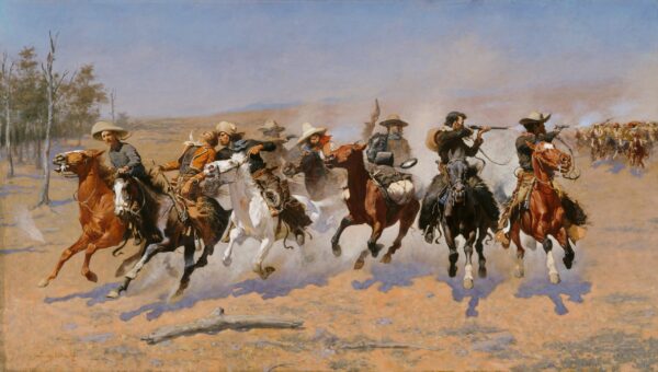 Una carrera por la madera – Frederic Remington Frederic Remington 2024-11-21