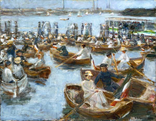 Noche en las barcas junto al agua – Max Liebermann Max Liebermann 2024-12-26