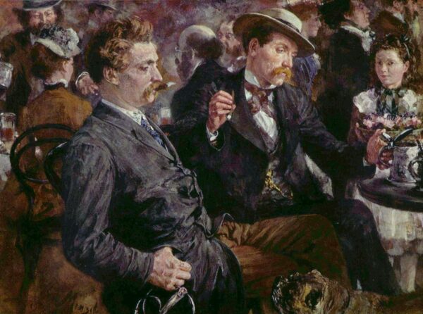 En el jardín de la cerveza – Adolph von Menzel Adolph von Menzel 2024-11-21