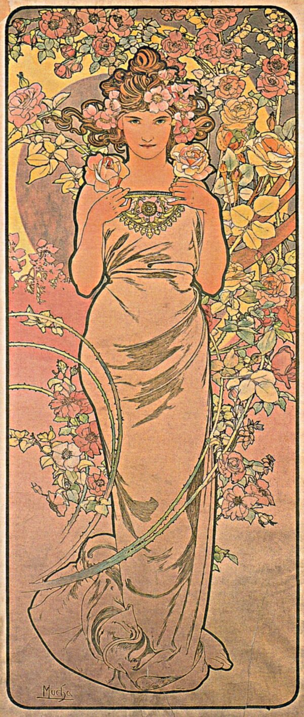 La rosa – Mucha Alfons Mucha 2024-11-21