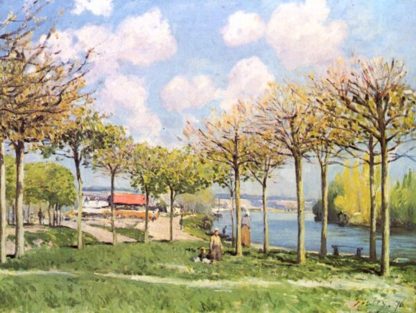 La Sena en Bougival – Alfred Sisley Alfred Sisley 2024-11-21