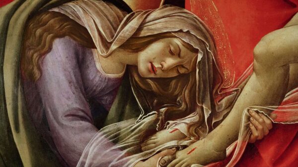 Lamentación de Cristo, detalle de María Magdalena y los pies de Cristo – Sandro Botticelli Sandro Botticelli 2024-11-21