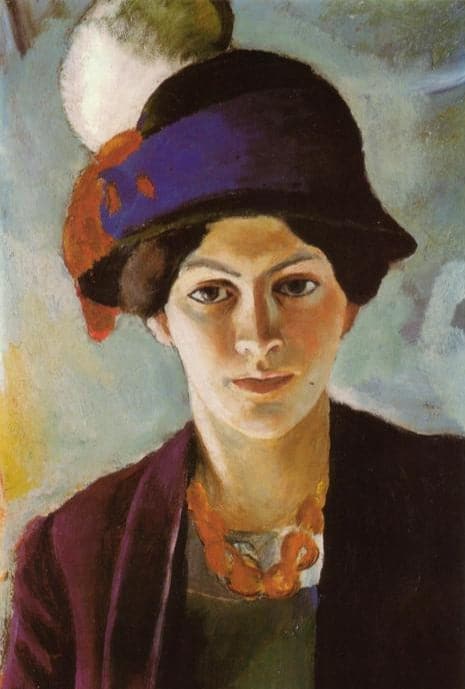 Retrato de la esposa del artista con un sombrero – August Macke August Macke 2024-09-20