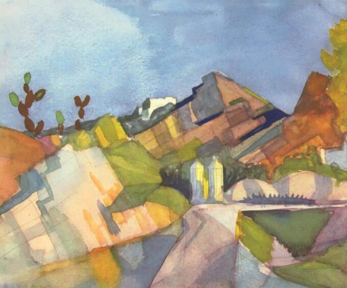 Paisaje rocoso – August Macke August Macke 2024-09-20