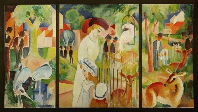 Triptico: Gran jardín zoológico – August Macke August Macke 2024-09-20