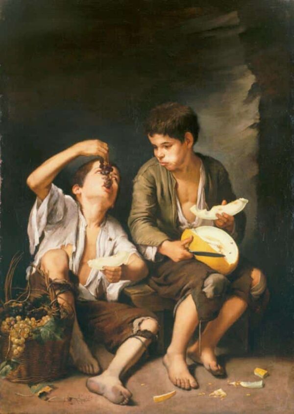 El Comedor de melón y uvas – Bartolomé Esteban Murillo Bartolomé Esteban Murillo 2024-11-21