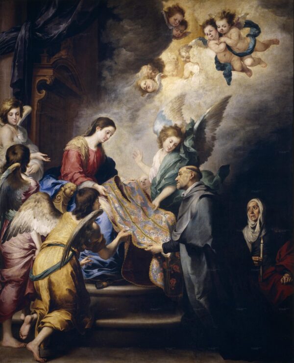 Aparición de la Virgen a san Ildefonso – Bartolomé Esteban Murillo Bartolomé Esteban Murillo 2024-11-21