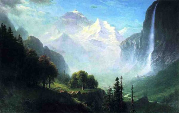 Cascadas de Staubbach, cerca de Lauterbrunnen, Suiza – Albert Bierstadt Albert Bierstadt 2024-11-21