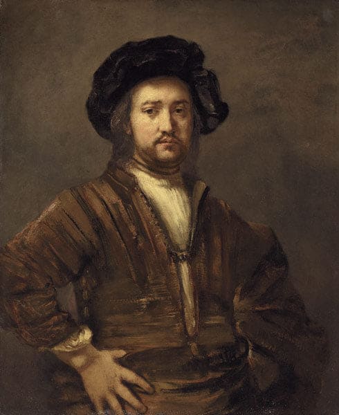 Retrato de un hombre con los brazos descansando a los lados – Rembrandt van Rijn Rembrandt van Rijn 2024-09-19