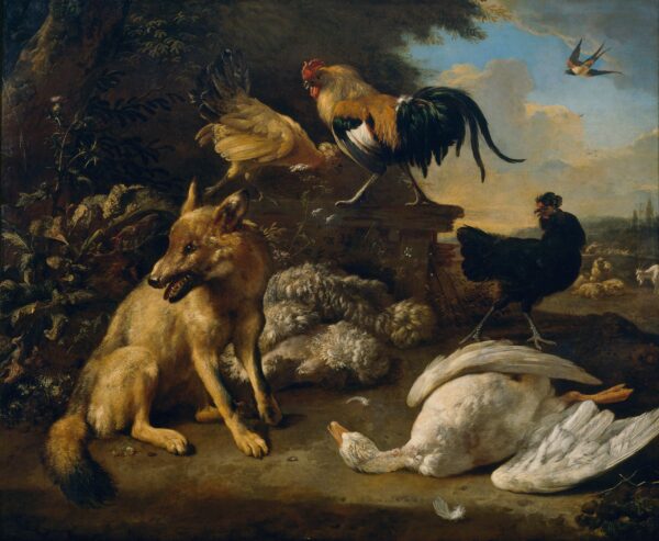 Bodegón con animales – Melchior d’Hondecoeter Melchior d'Hondecoeter 2025-01-02