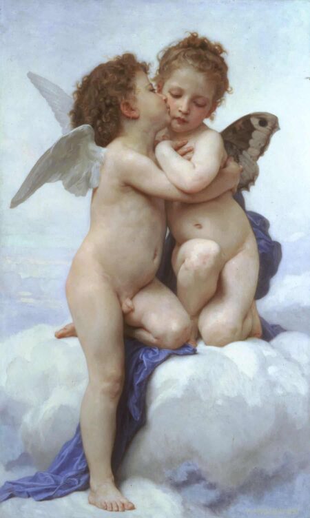 El amor y Psique, niños – William Bouguereau William Bouguereau 2024-12-22