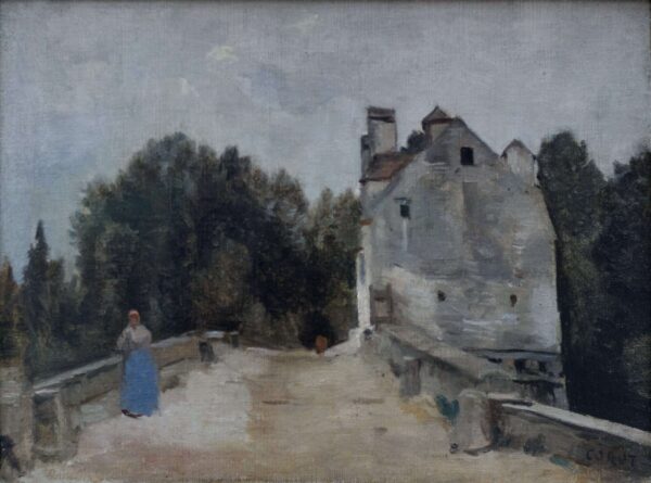 Puente y molino cerca de Mantes – Camille Corot Camille Corot 2025-01-01