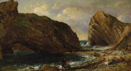 Al borde del mar, Lulworth – Jasper Francis Cropsey Jasper Francis Cropsey 2024-12-22