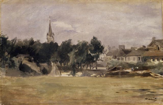 Paisaje con una iglesia de pueblo – Edouard Manet Édouard Manet 2024-09-20 2