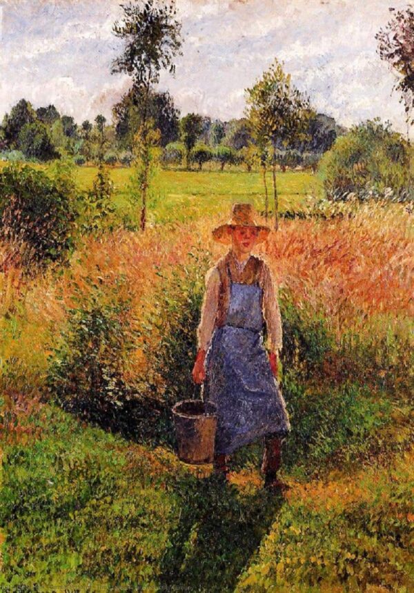 El jardinero, El sol de la tarde, Eragny – Camille Pissarro Camille Pissarro 2024-11-21