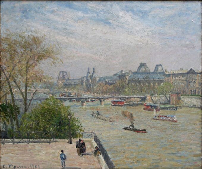 La Sena y el Louvre – Camille Pissarro Camille Pissarro 2024-09-20