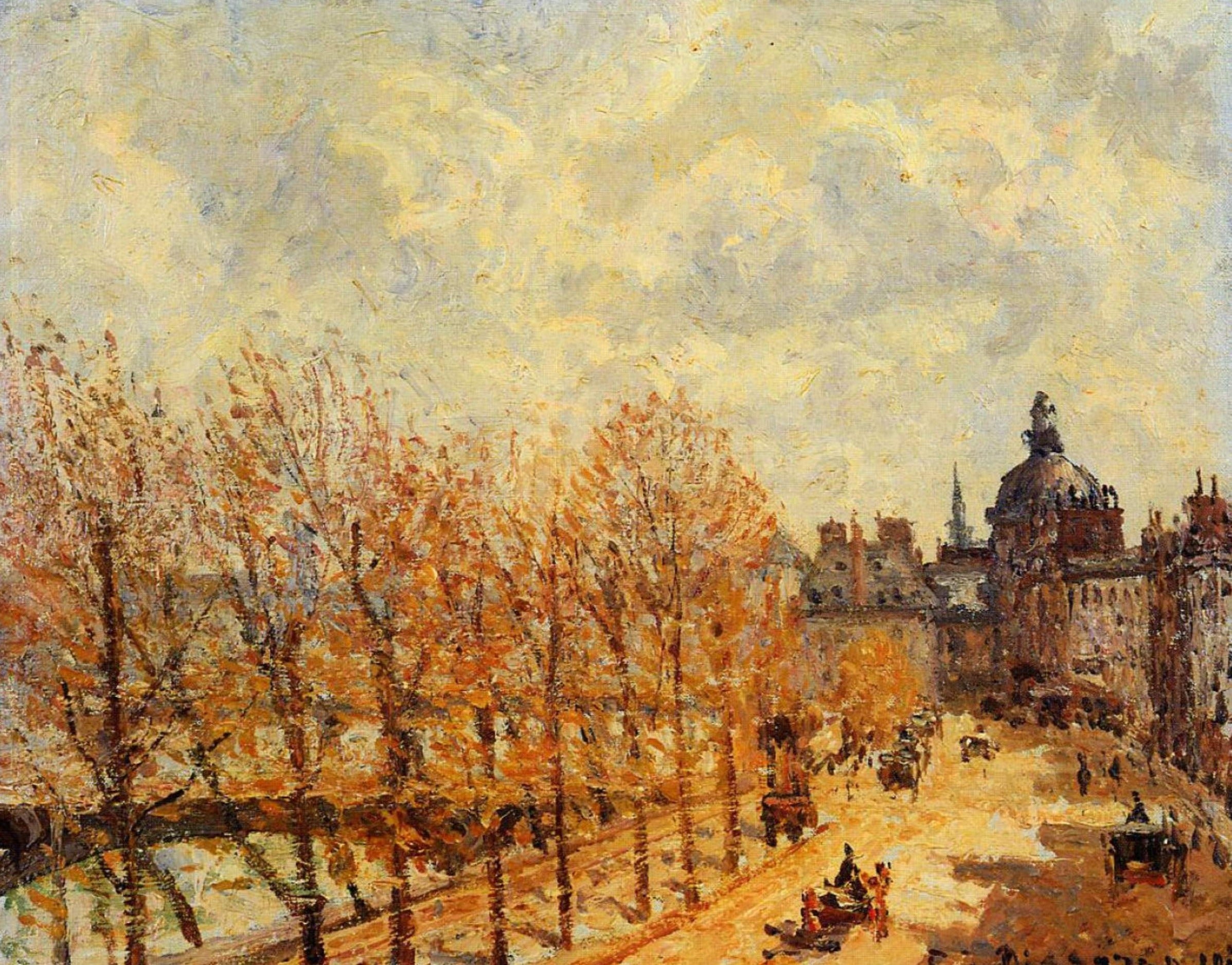 El muelle Malaquais por la mañana, tiempo soleado – Camille Pissarro Camille Pissarro 2024-09-20 2